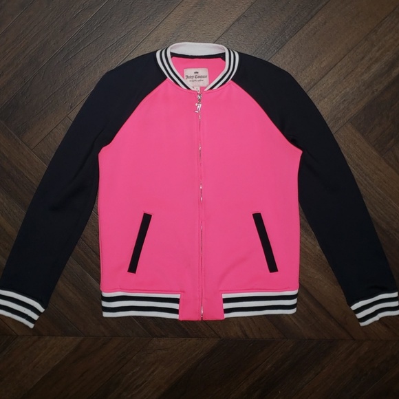 Juicy Couture Jackets & Blazers - Juicy Couture | Zip Up Logo Track Varsity Jacket